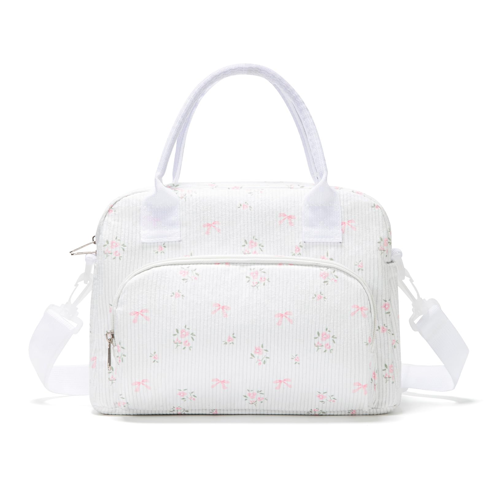 AOTM Lunch Bags for Women, 12L Large Insulated Lunch Box with Adjustable Shoulder Straps, Multi-Pockets Pack Lunch Bag Reusable Picnic Cooler Bag for Girls Adults, Lunch Tote for Work/School/Travel