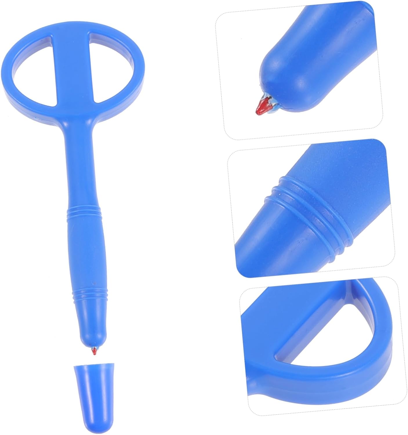 Portable Safety Pen for Signature Swallowing Design Ergonomic Grip for Jail Investigations and Interviews Multi Function Rubber Writing Tool Smooth Ink Experience Random Color