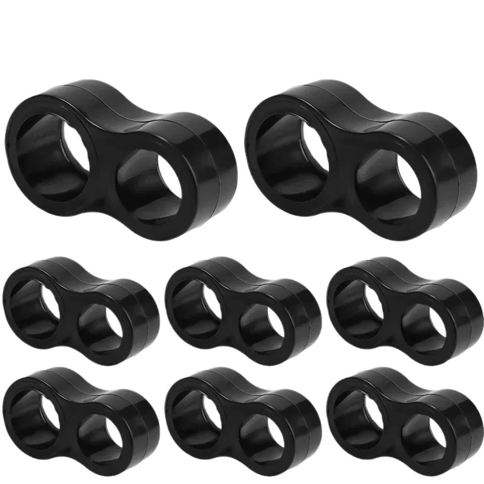 Xctdsvah Double Ring-B Door Stop Silicone Gel Door Stop Transparent Wall Protection Knob Bumper Furniture Protector Pad Handle Buffer(,20Pcs)