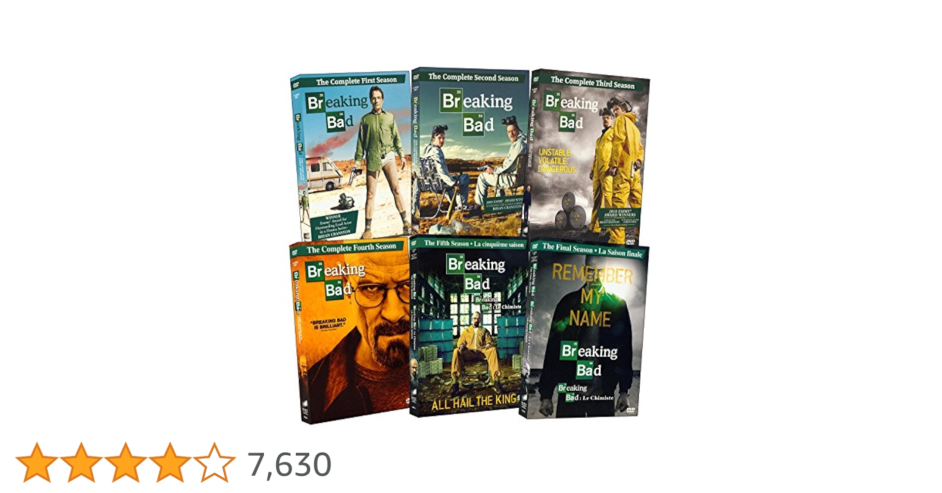 Breaking Bad Seasons 1-6 The complete set with Bonus