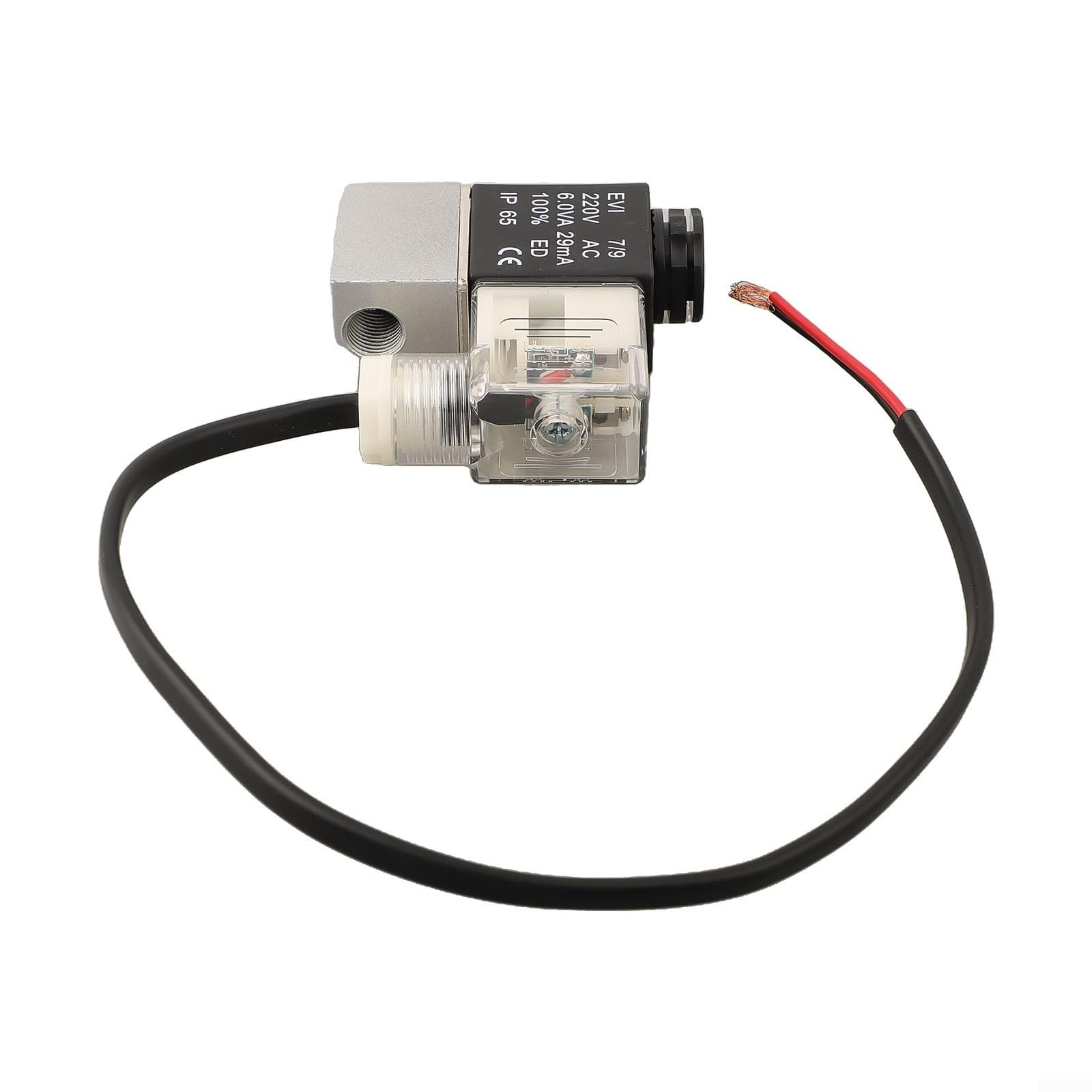 Air Compressor Solenoid Valve – Pneumatic Control Unloading Valve with Bleed Check & Exhaust Function – 2-Position 2-Port Design – Compatible with(A)