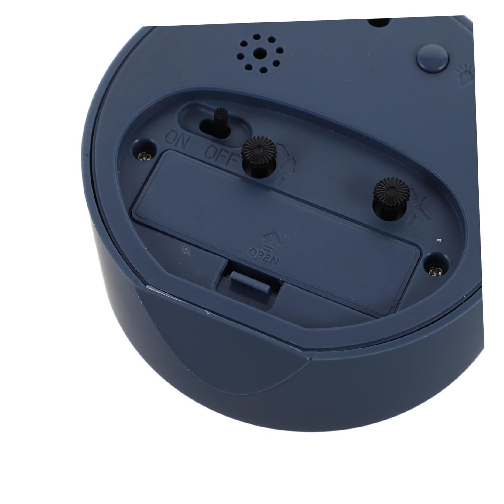 Sveglia rotonda silenziosa sveglia con luce notturna carino digitale per cucina soggiorno camera da letto arredamento