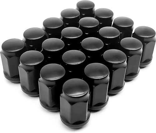 BRONEVO Tuercas de rueda de 1/2"-20 con asiento cónico de 0.748 in (3/4") hexagonal para Ford Bronco II Jeep Cherokee Grand Cherokee Liberty