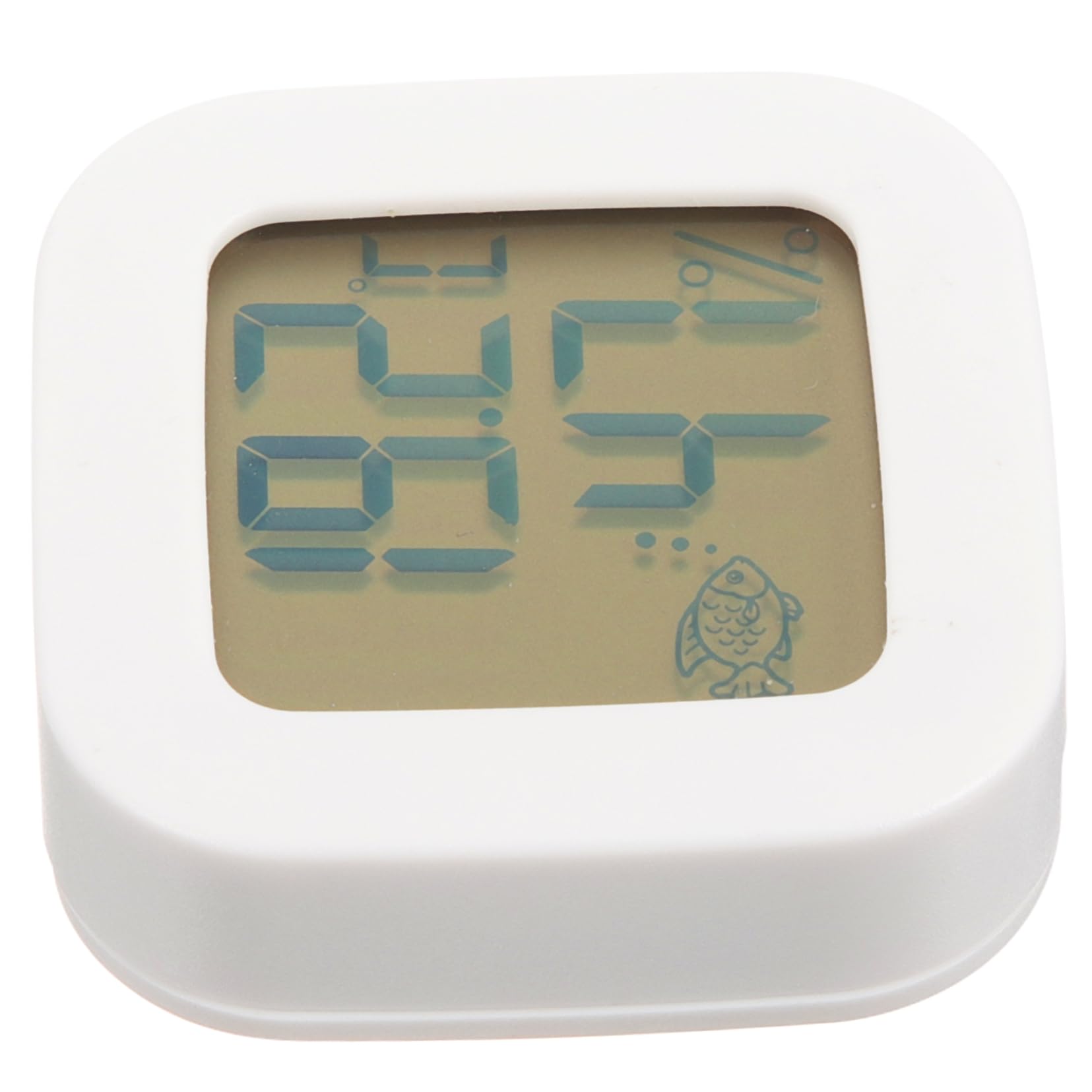 BESPORTBLE 5piezas Termómetro Digital Para Acuario Adhesivo Medidor De Temperatura Para Peceras De Agua Dulce y Salada Lecturas Precisos Cada Segundos Fácil Instalación y Portátil