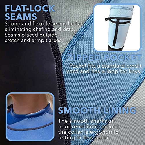 image for Platinum Sun Women's Limestone Neoprene Wetsuit Shorty Wet Suits for W