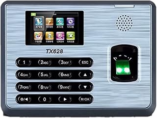 Time Clocks for Employees Small Business Time Clock WiFi Punch Card Attendance TX628 Fingerprint Password ID TCP IP Network Time Attendance Machine Time sheet register