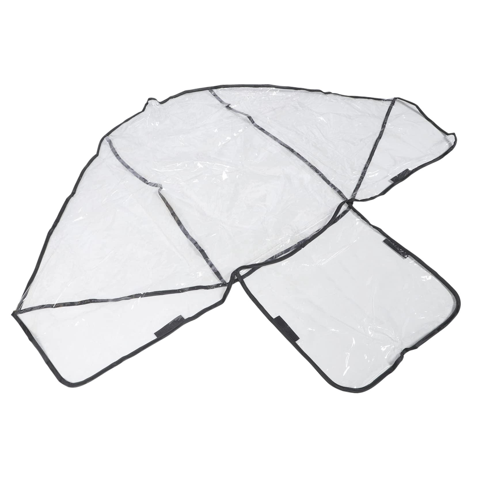VICASKY Double Stroller Rain Cover Windproof Shield for Front Rear Seats Twin Pushchair PVC Cover