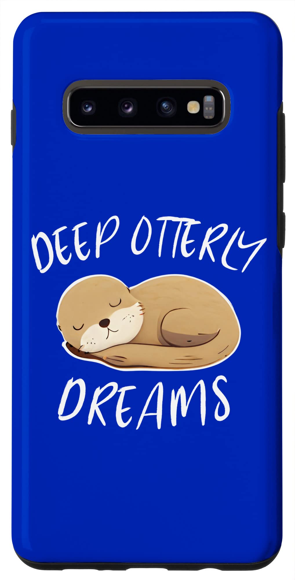 Galaxy S10+ Deep Ottery Dreams Funny Design For Sea Otters Fan Case