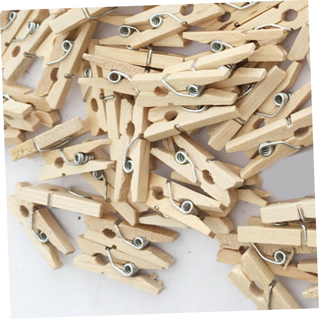 100 Mollette Di Legno Multifunzionali Mollette Per Vestiti Antivento Clip Di Sicurezza Adatte Per Morsetti Per Coperte E Trapunte