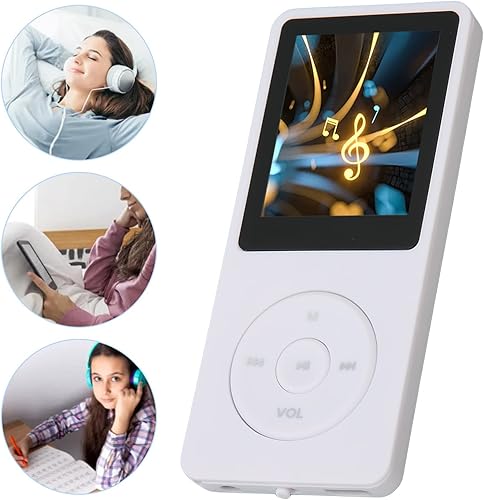 Vista 2 de Reproductor MP3 MP4 8GB de memoria 64 GB expandible, 30 horas de reproducción, ligero y portátil, fácil de usar, calidad de sonido sin pérdidas