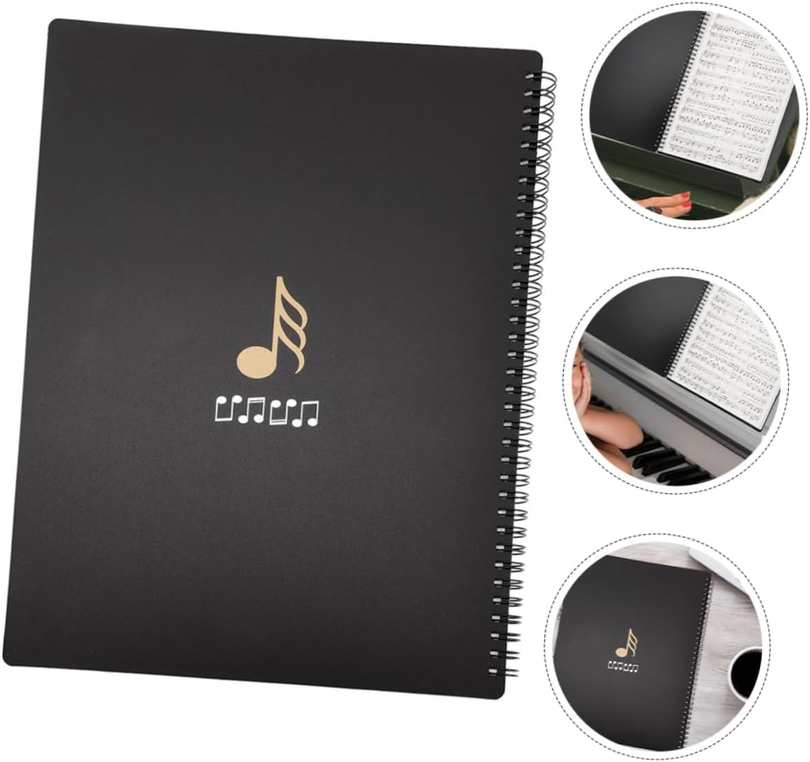 SUPVOX Music Sheet Folder for Organizing Sheet Music for Piano Violin Guitar Lessons Choir Orchestra Durable Lightweight Effortless Organization with Pages
