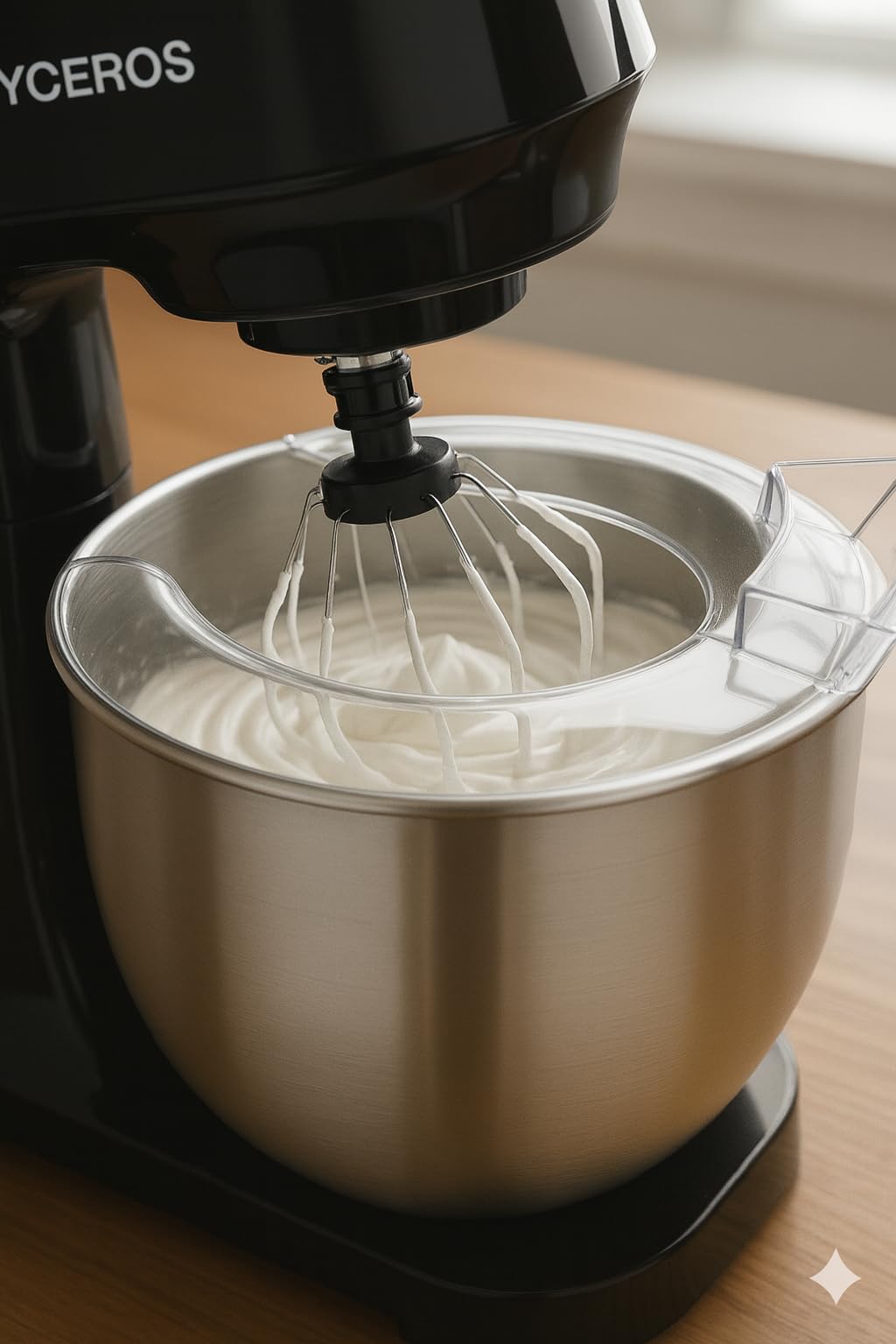 Robot pâtissier Dyceros Impastia 800W | Bol en acier inoxydable 5 L, 6 vitesses + turbo – Kit pâtisserie inclus