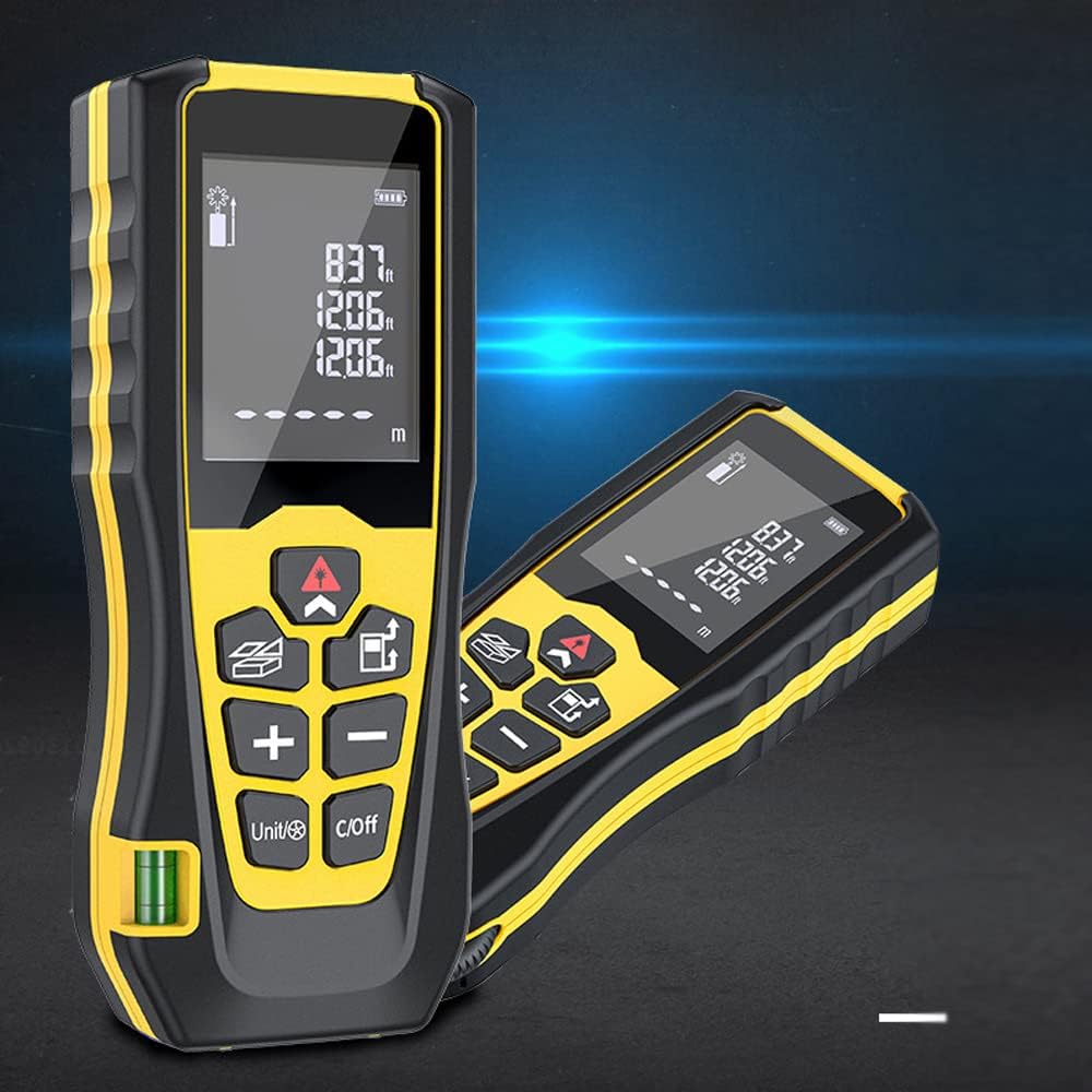 Handheld Finder High-Precise Electronic Measuring Ruler Multifunctional Length Area s Measuring Device LCD Display Distance Meter Digital s Finder
