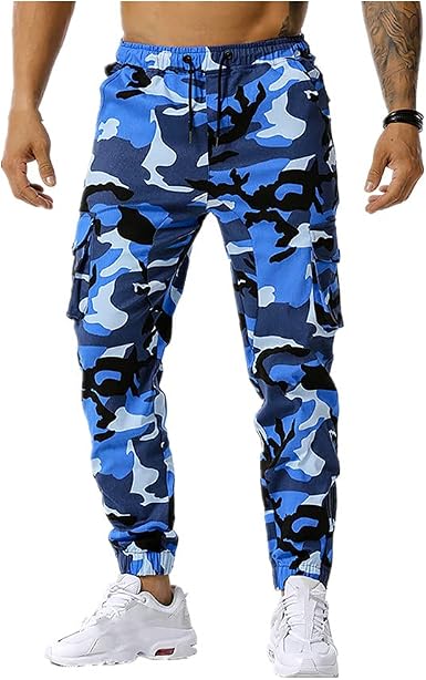 Amazon.com: NP - Pantalones de camuflaje de algodón para hombre,  multicolor, camuflaje : Ropa, Zapatos y Joyería