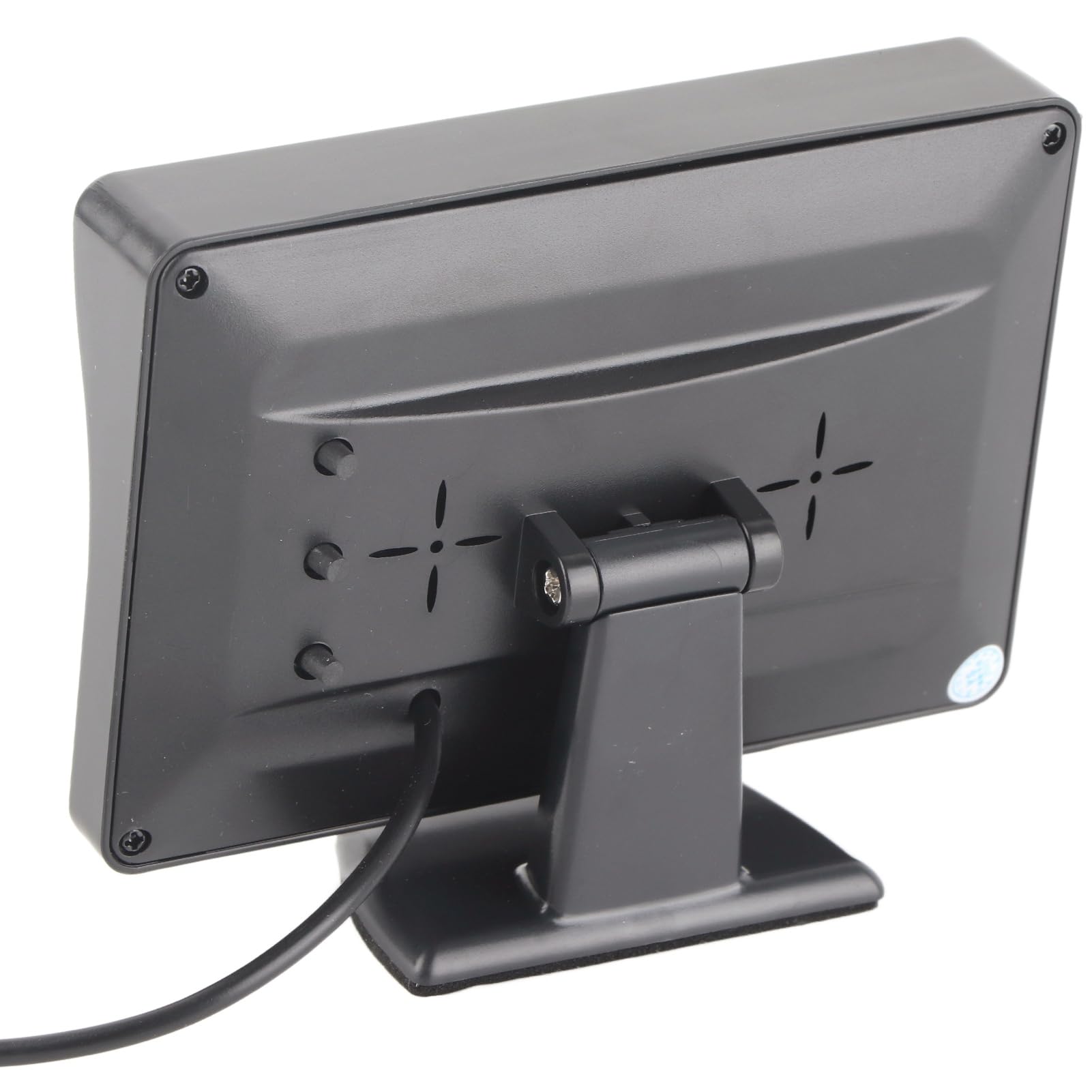 Moniteur de Voiture étanche avec Pare-, écran TFT 4,3 Pouces, Entrée Vidéo V1 V2 2 Voies, Compatible avec Caméra de Voiture, DVD, VCD, STB, Récepteur