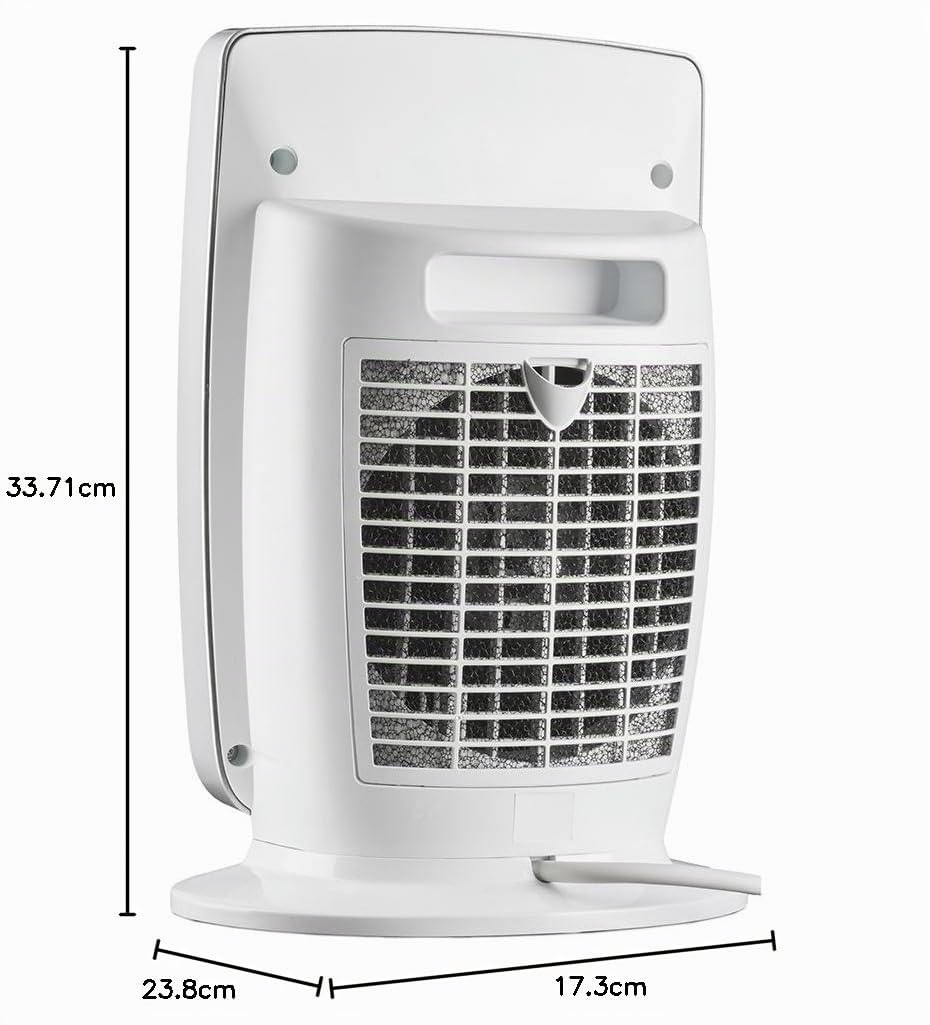 Olimpia Splendid 99449 Caldostile D Termoventilatore Ceramico 2000 W con Timer, Telecomando e Oscillazione 90°