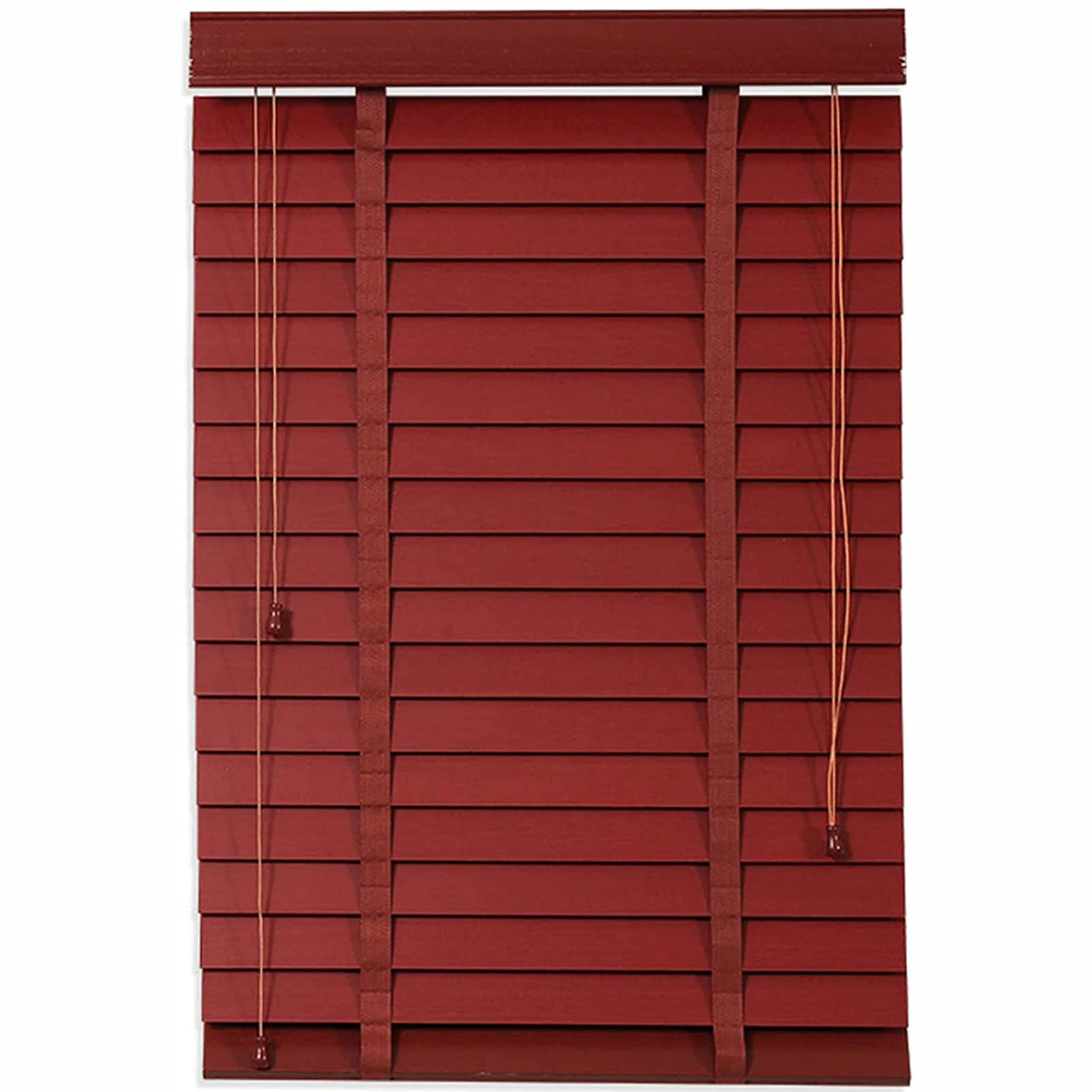 Store horizontal en bois massif pour l'intimité de votre salon