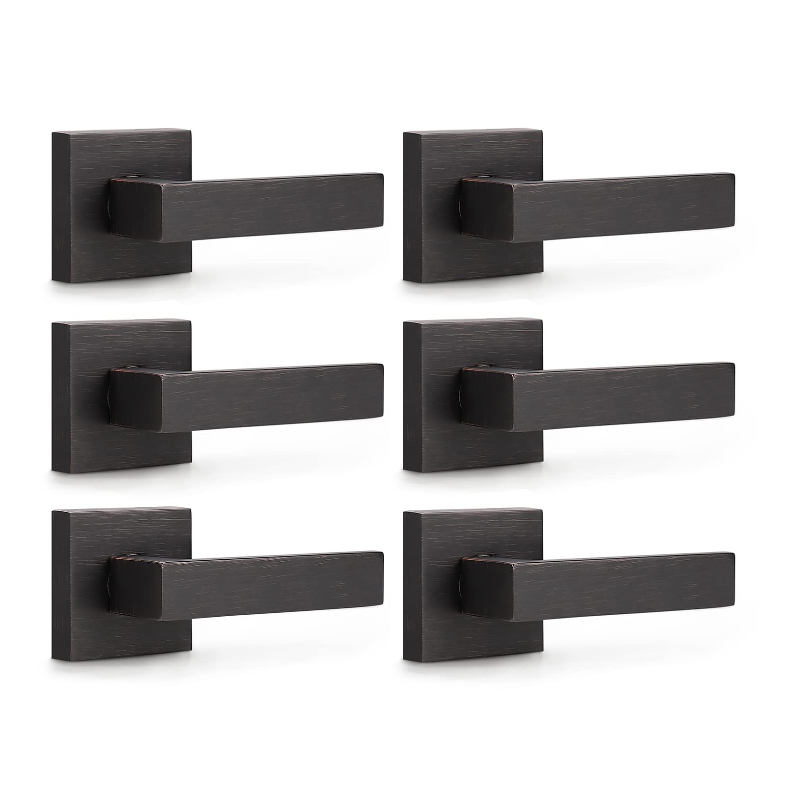 Brushed Nickel Keyed Door Handles - Secure & Stylish -28