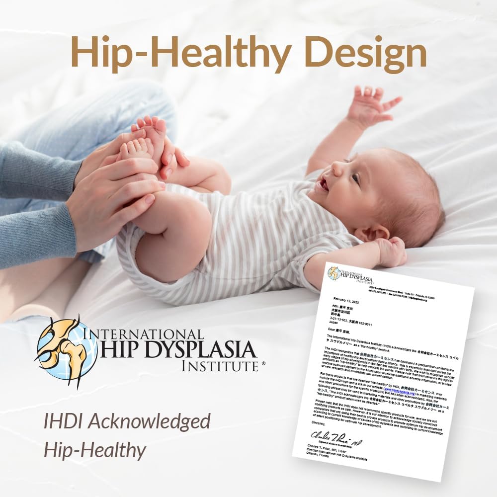 Newborn Swaddle Sack, IHDI Certified, Calms Startle Reflex, 100% Cotton Wearable Blanket, Newborn Essentials