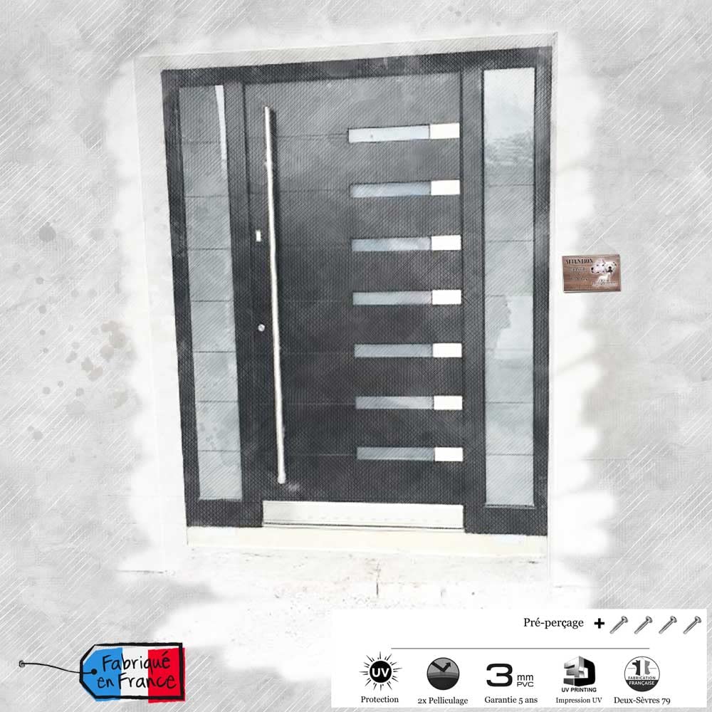 Pannello dogato R15 bianco 9003 90x120x1.8cm