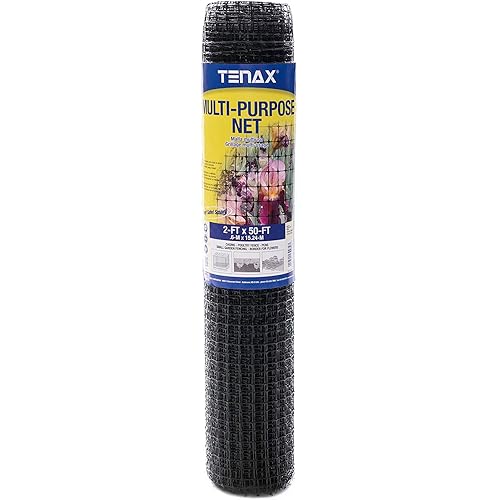 Tenax 60041909 Muti-Purpose Multipurpose Net, 2' x 50', Black