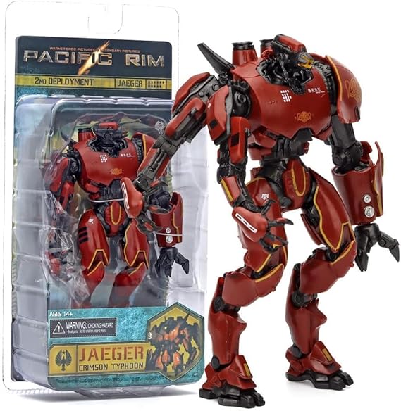 Amazon.com: mttdxnh Pacific Rim Action Figure: Jaeger Crimson Typhoon ...