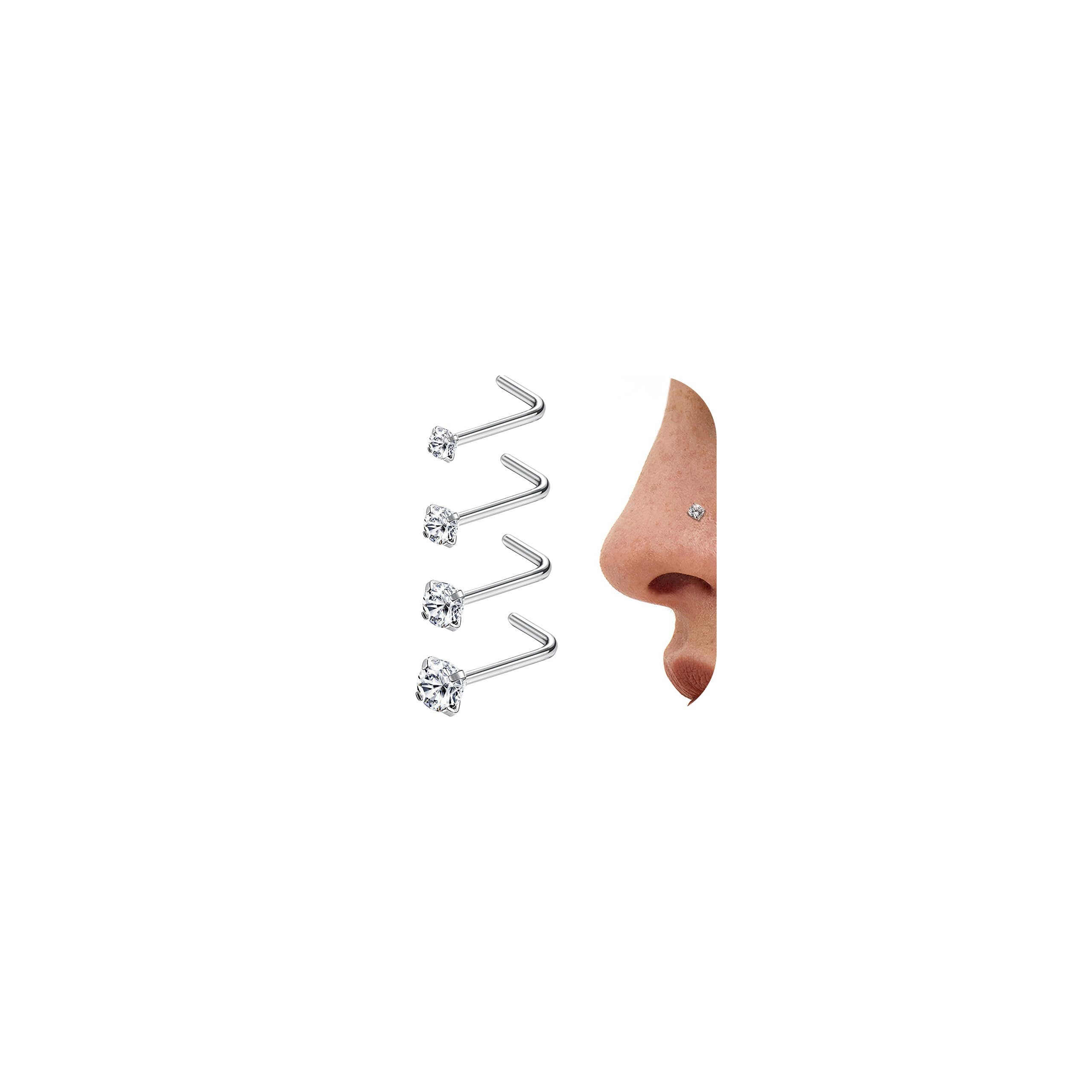 See full amazon price history chart for Jstyle 20G 4 Pcs Stainless Steel Nose Rings Studs L-Shape Piercing Body Jewelry 1.5mm 2mm 2.5mm 3mm S Jstyle 20G 4 Pcs Stainless Steel Nose Rings Studs L-Shape Piercing Body Jewelry 1.5mm 2mm 2.5mm 3mm S (B071RZJ1R8) Amazon Price History, Amazon Price Tracker