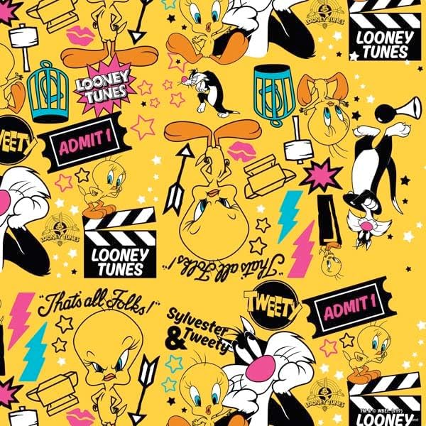 Vista 8 de Skinit Calcomanía para juegos compatible con el controlador de PS4, con licencia oficial de Looney Tunes Tweety Bird con diseño de actitud