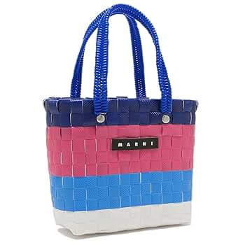 Amazon | [Marni] [マルニ] かごバッグ ブルー レディース
