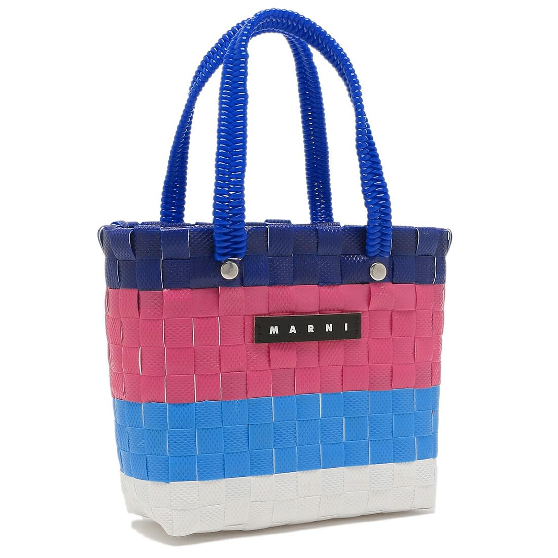 Amazon | [Marni] [マルニ] かごバッグ ブルー レディース