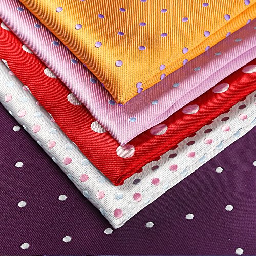 Jeatonge Pocket Square For Men Assorted 12 Pack (Style 01)