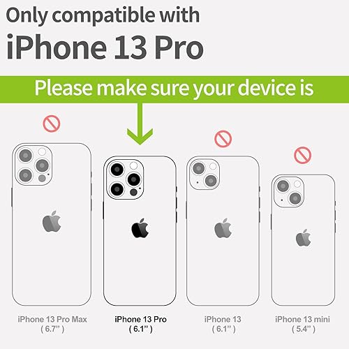 Miniatura 3 de Carveit Funda protectora de madera de diseñador para iPhone 13 Pro (grabado de madera e incrustaciones de carcasa) compatible con 13 Pro MagSafe