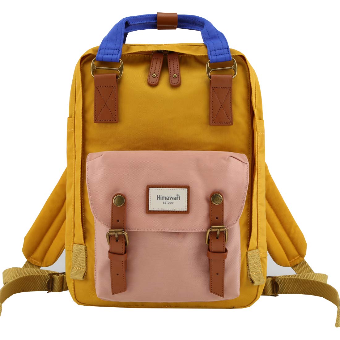 Himawari School Waterproof Backpack 14.9" College Vintage Travel Bag for Women,14 inch Laptop for Student