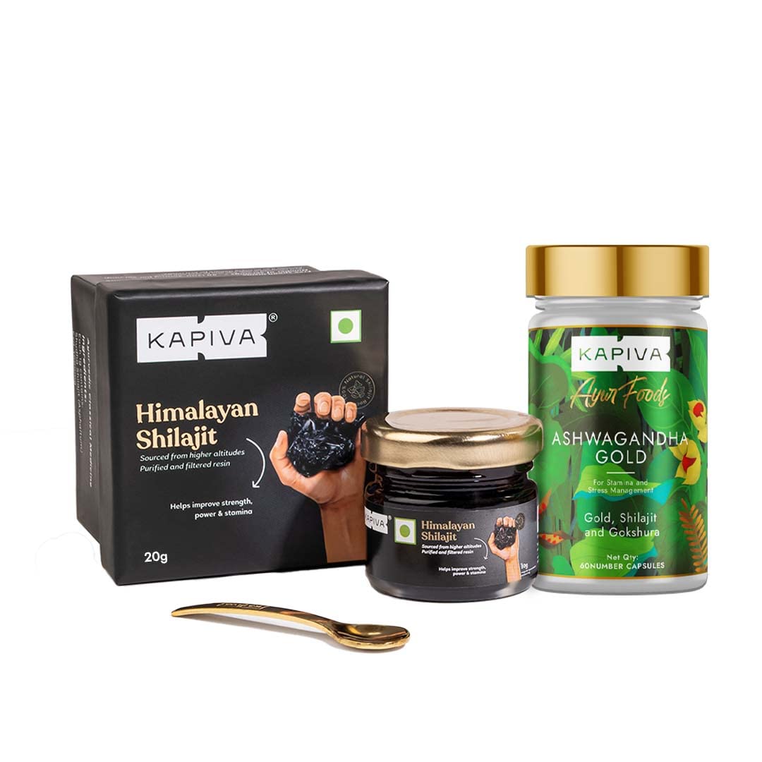 Kapiva Himalayan Shilajit + Ashwagandha Gold|Boost Stamina&De-Stress|Natural&Ayurvedic,Tablet (B0BFH64MFP) Amazon Price History, Amazon Price Tracker