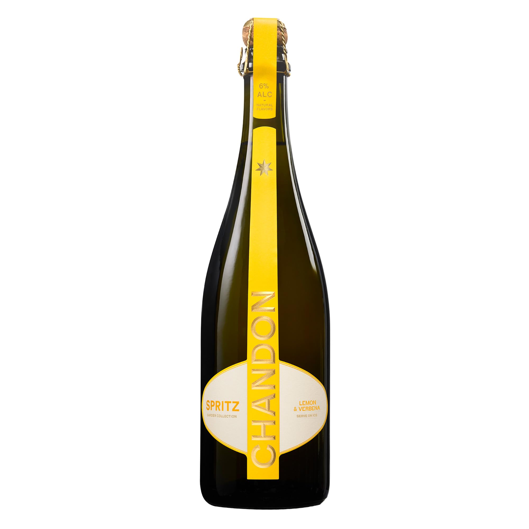 Chandon Spritz Lemon & Verbena, 75cl, 6% Vol. Alkohol | Schaumwein trifft Zitrone | Frischer Premium-Aperitif | Servierfertig | Auf Eis genießen