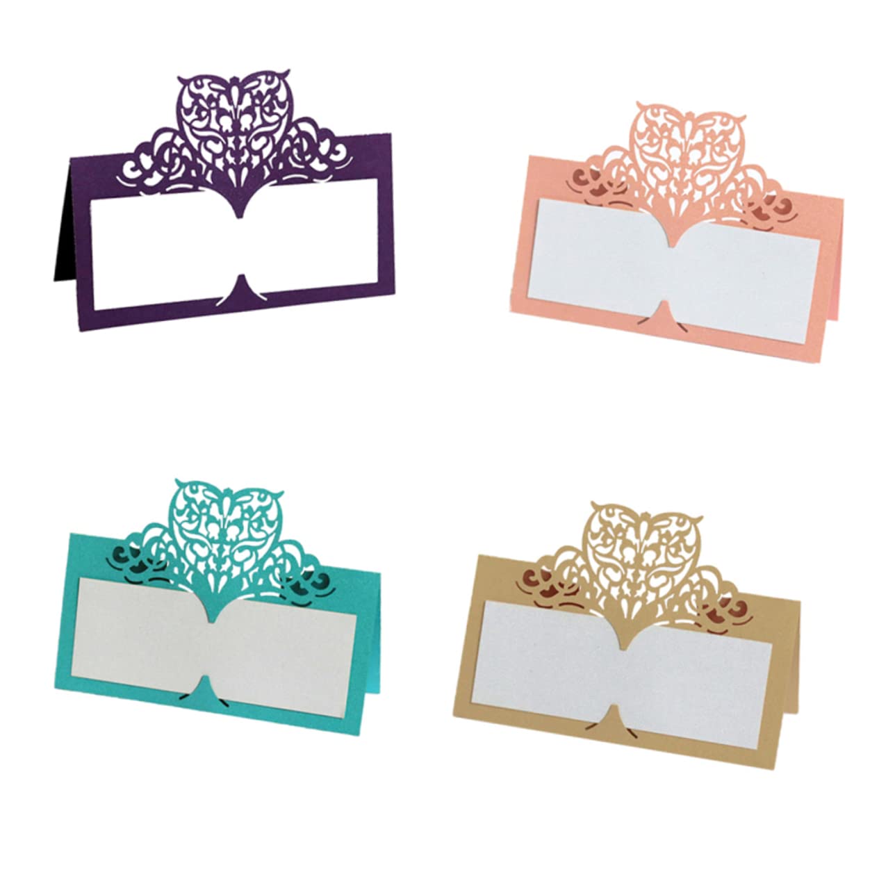 TOPBATHY 150stücke Vintage Platzkarten Aus Papier Im Herzdesign Elegante Tischkarten Für Hochzeiten Und Feiern Beige Für Cafés Restaurants Und Besondere Anlässe