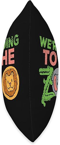 Miniatura 2 de Going to The Zoo Trip Safari Visit Adventure Wildlife Kids - Almohada de 16 x 16 pulgadas, multicolor