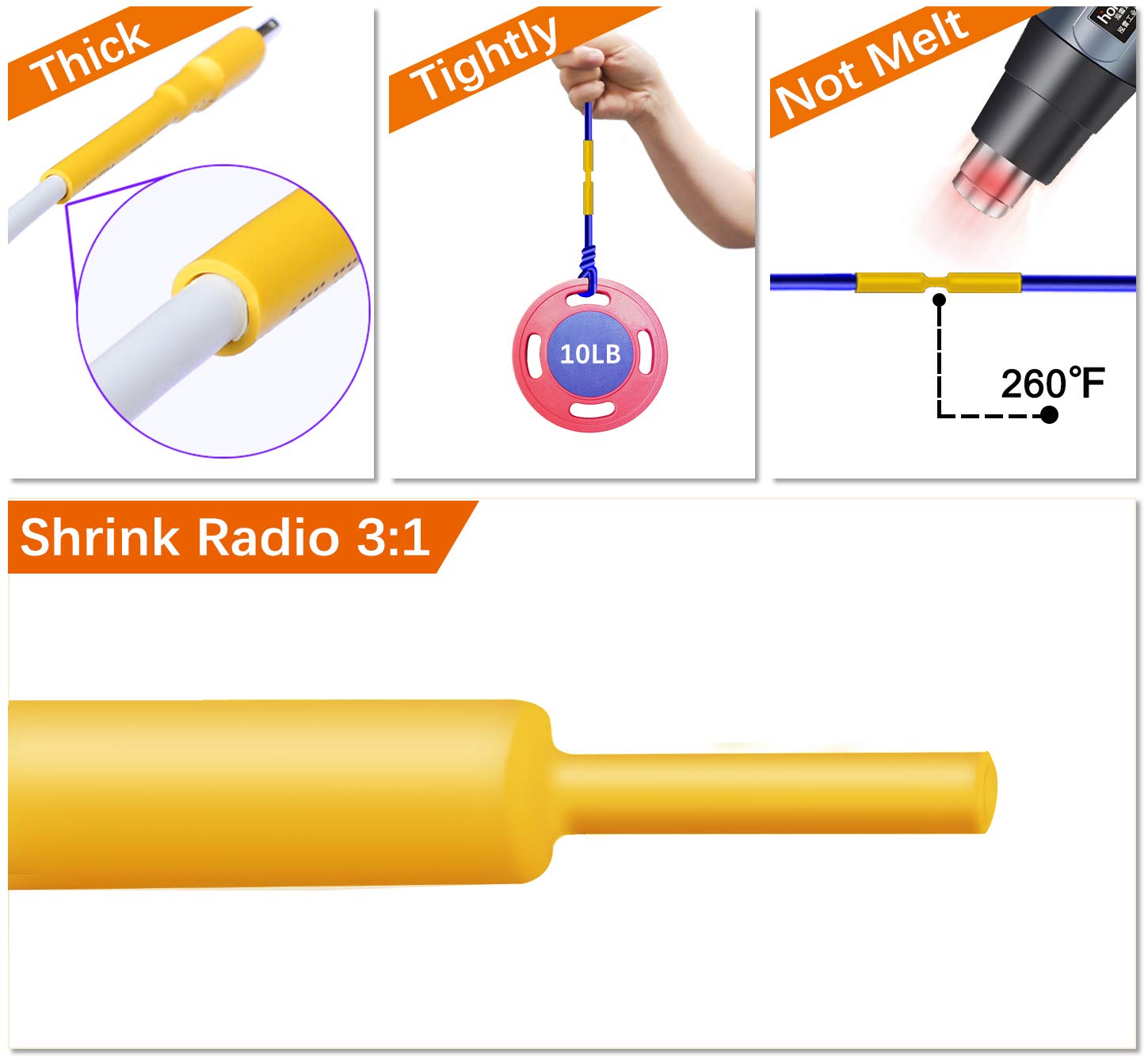 Length 10Ft Pointool Wire Heat Shrink Tubing1 Heat Shrink Tube Wire
