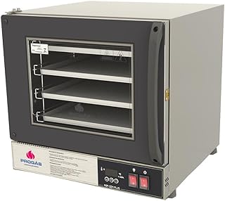Forno turbo elétrico fast oven prp-004 plus preto - progas digital