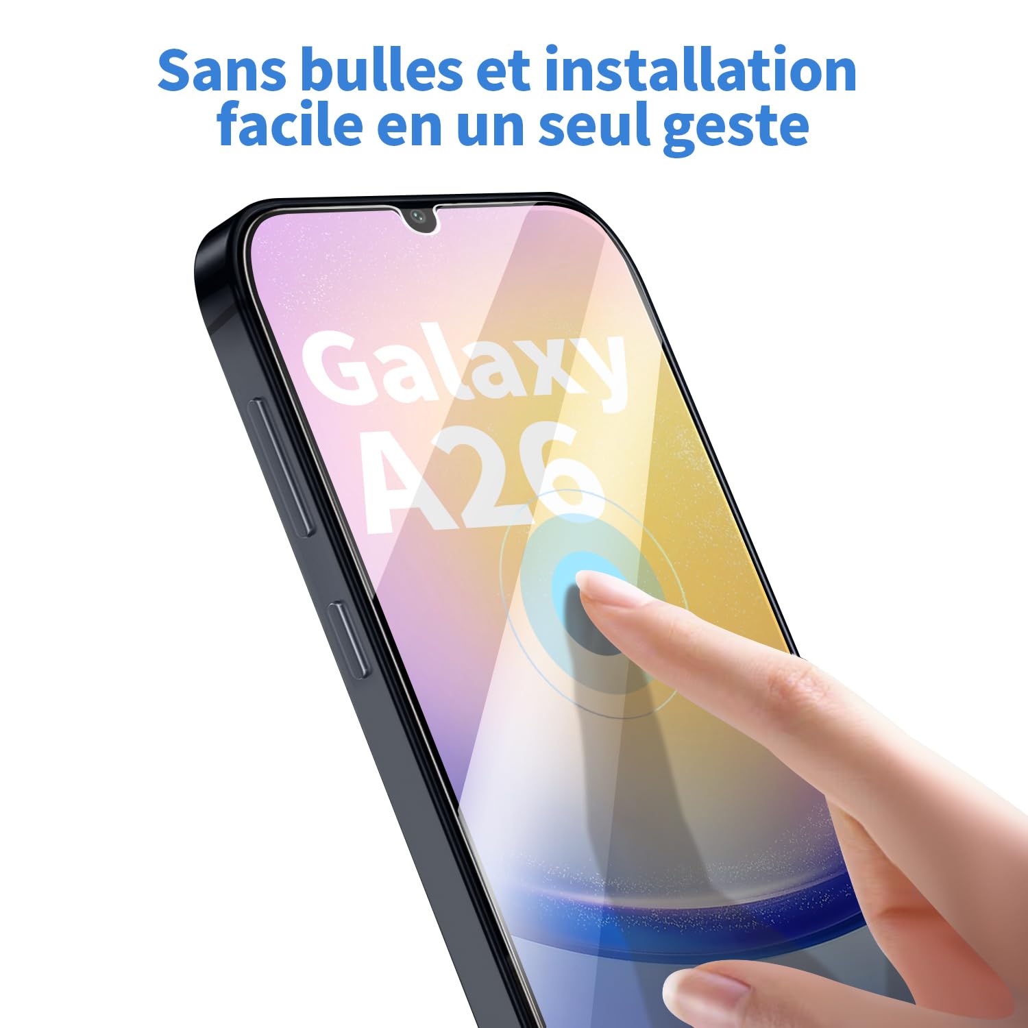 [Lot de 3 Verre Trempé pour Samsung Galaxy A17 / A16 / A26 5G | Film Protection Haute Transparence,[Anti-Rayures], [Sans Bulles], [Installation Facile], Ultra Résistant Dureté 9H Glass