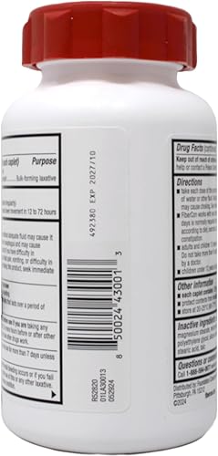 Miniatura 3 de Fibercon Terapia de fibra para regularidad con policarbofilo de calcio, paquete de 2