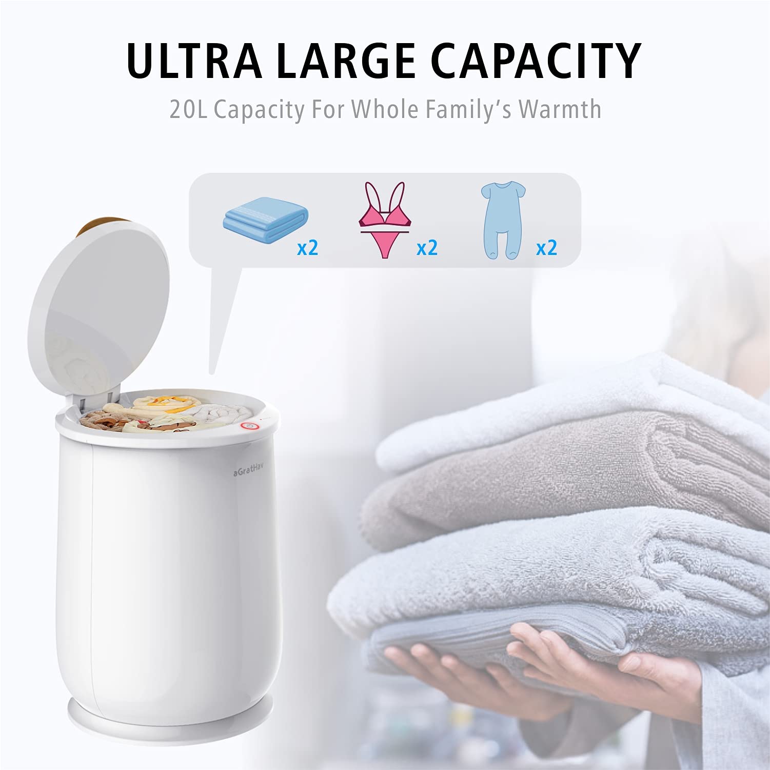 Mua DOACE Towel Warmer Bucket, 26L Large Hot Towel Warmer