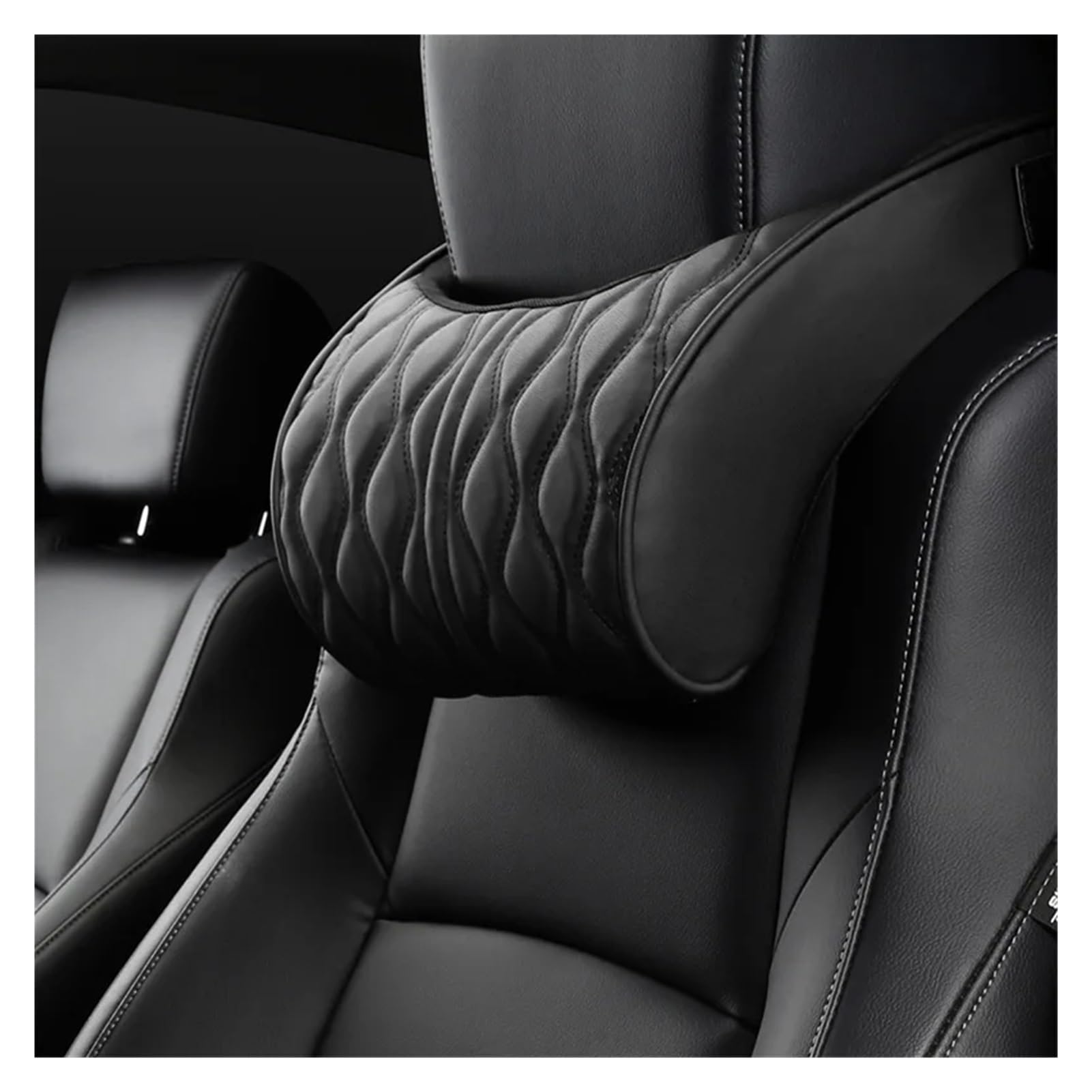 Hviyroi car seat cushion Car Neck Pillow Lumbar Waist Support For Seat Memory Backrest(Neck pillow 1pcs)