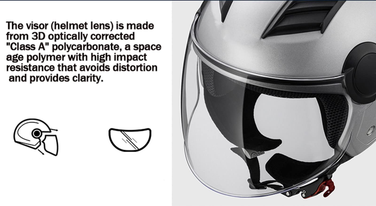 Best 3/4 Motorcycle Helmets For Open-Face Riding And Protection - View #3