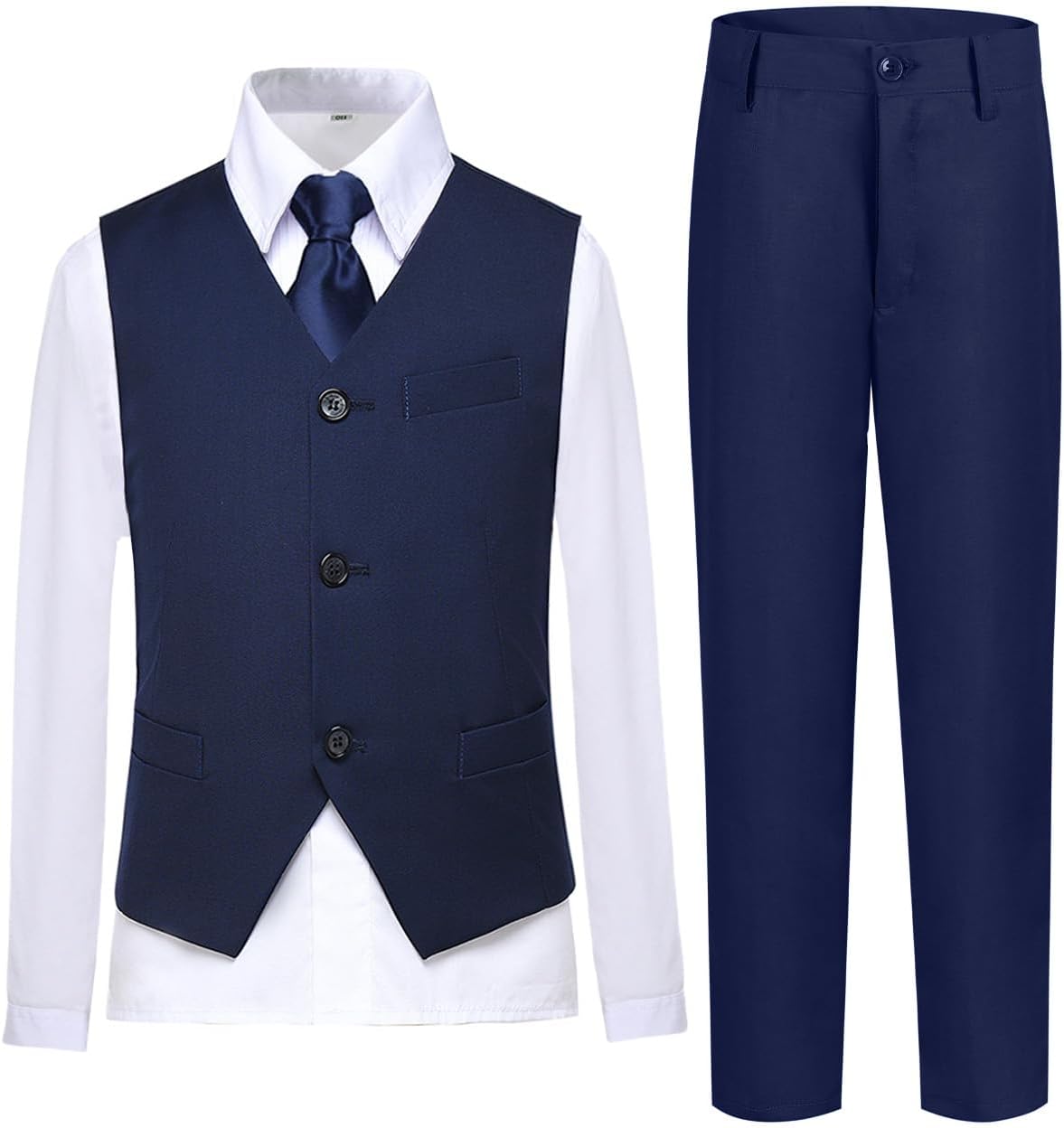 Boys Vest Set Formal Dress Suits Wedding Outfit Dresswear