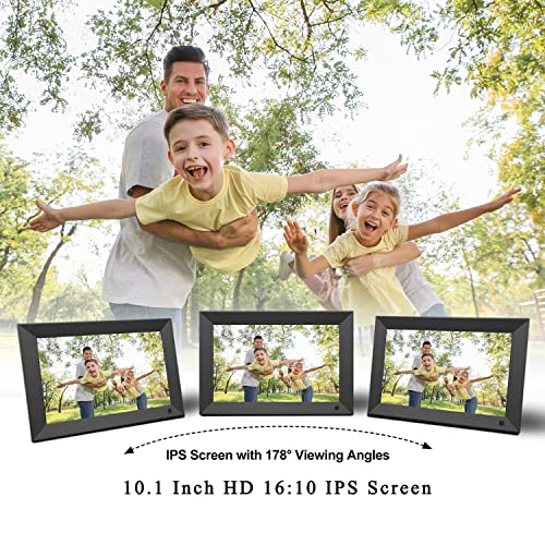 image for Aorpdd Digital Photo Frame, 10.1 Inch 1280 * 800 IPS High Resolution 1