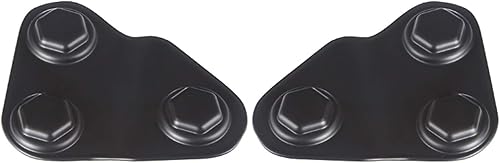 Miniatura 9 de YOCTM Cubierta protectora de tornillo de puerta para Jeep Wrangler JL JT Willys Sport S Rubicon Deluxe Sport Utility 4XE ABS negro (2 puertas4