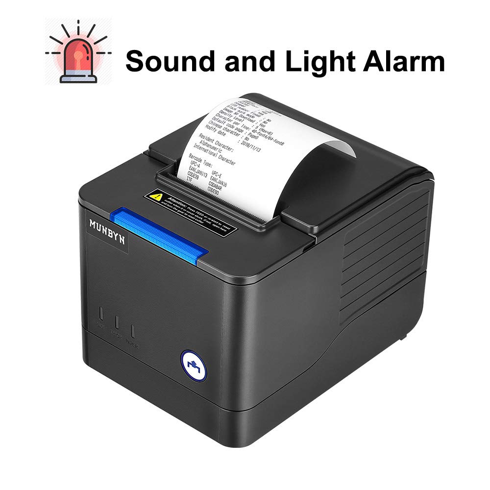 Buy Printer] 80mm Thermal Receipt POS Printer, MUNBYN LAN