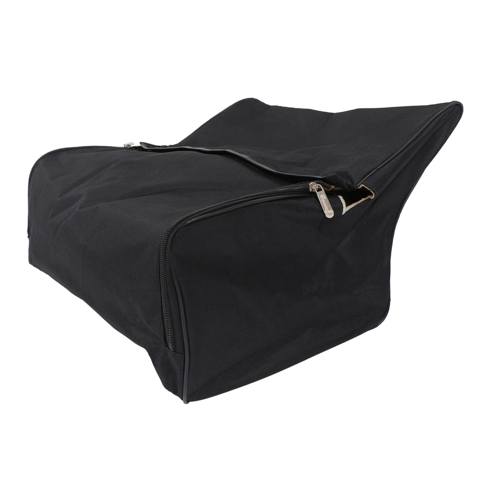 Toddmomy Bag Oxford Holder Case Bag Organizer Bag with Dividers Concertina Storage Cloth Tote Bag Carrying Container Container Supply Black