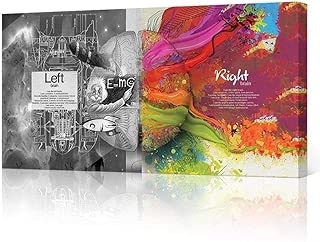 VVOVV Wall Decor - Contemporary Art Abstract Painting,Albert Einstein Motivational Inspirational,E=MC2 Canvas Print Science Poster,Modern Framed Artwork Large - coolthings.us